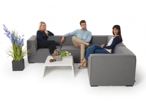 Textilen Sunbrella gartenmoebel eduard lounge grau