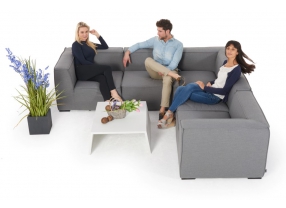 Textilen Sunbrella gartenmoebel eduard lounge grau