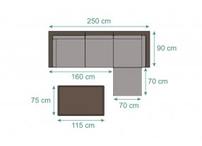 Rattan Gartenlounge Thelma