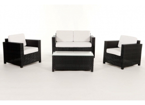 Polsterbezug für Rattan Lounge Summertime beige