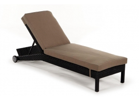 Polsterbezug beige für die Rattan Liegestuhl Verona