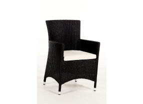 Rattan Stuhl Polsterbezug rot