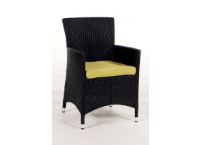 Rattan Stuhl Polsterbezug rot