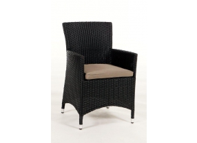 Rattan Stuhl Polsterbezug rot