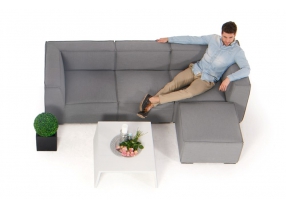 lounge für draussen outdoor stoff sunbrella fabric xavier grau