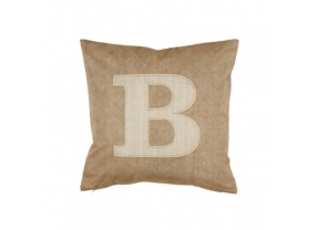 Zierkissen Special Edition Letter B Sand