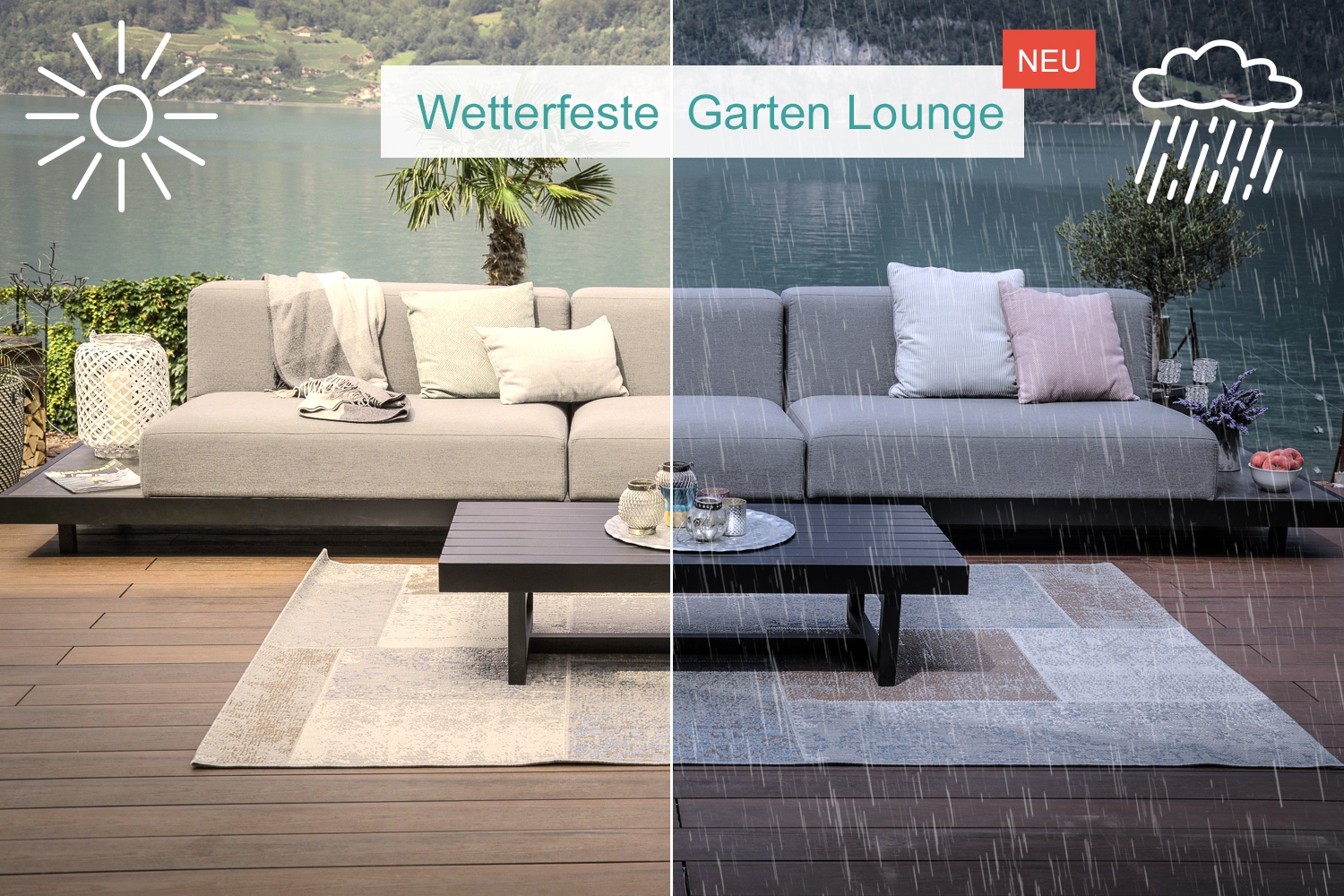 garten lounge wetterfeste sunbrella stoff